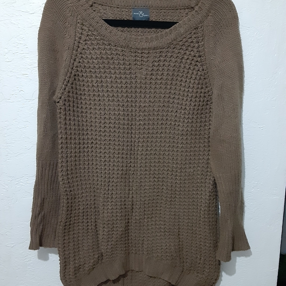 Oversized chunky knit sweater
